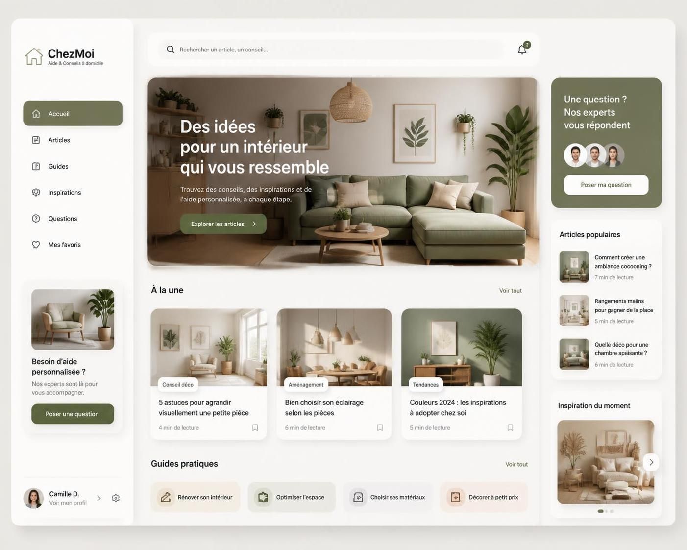 découvrez les véritables services et avantages proposés par cette plateforme d'aide en ligne à domicile, conçue pour faciliter votre quotidien.